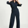 Pom Amsterdam W26 SP9394 Noos Jumpsuit eternal blue - Afbeelding 5