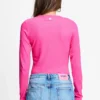 Pom Amsterdam W26 SP9752 Longsleeve Rose ultra pink - Afbeelding 6