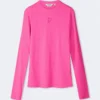 Pom Amsterdam W26 SP9752 Longsleeve Rose ultra pink - Afbeelding 2