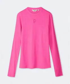 Alternative view of Pom Amsterdam W26 SP9752 Longsleeve Rose ultra pink