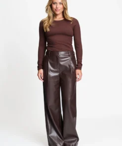 Pom Amsterdam W26 SP9757 Pants Abby chocolate brown