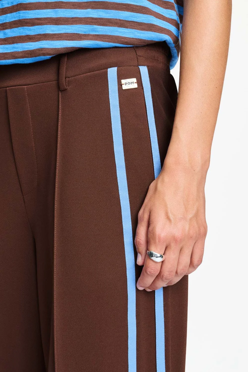 Pom Amsterdam W26 SP9715 Pants Nora chocolate brown - Afbeelding 3