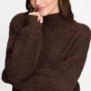 Pom Amsterdam W26  SP9763 Pullover Kate chocolate brown - Afbeelding 3