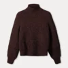 Pom Amsterdam W26  SP9763 Pullover Kate chocolate brown - Afbeelding 2