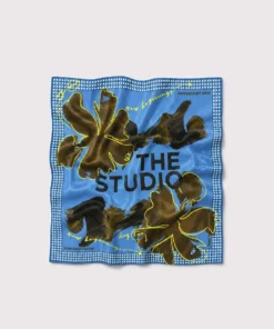 Alternative view of Pom Amsterdam W26 SP9687 Shawl Maud the Studio blue