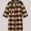 Summum W26 1s1317 Coat heavy check multicolour - Afbeelding 2