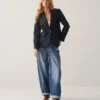 Summum W26 1s1323 Blazer pinstripe small midnight blue - Afbeelding 3
