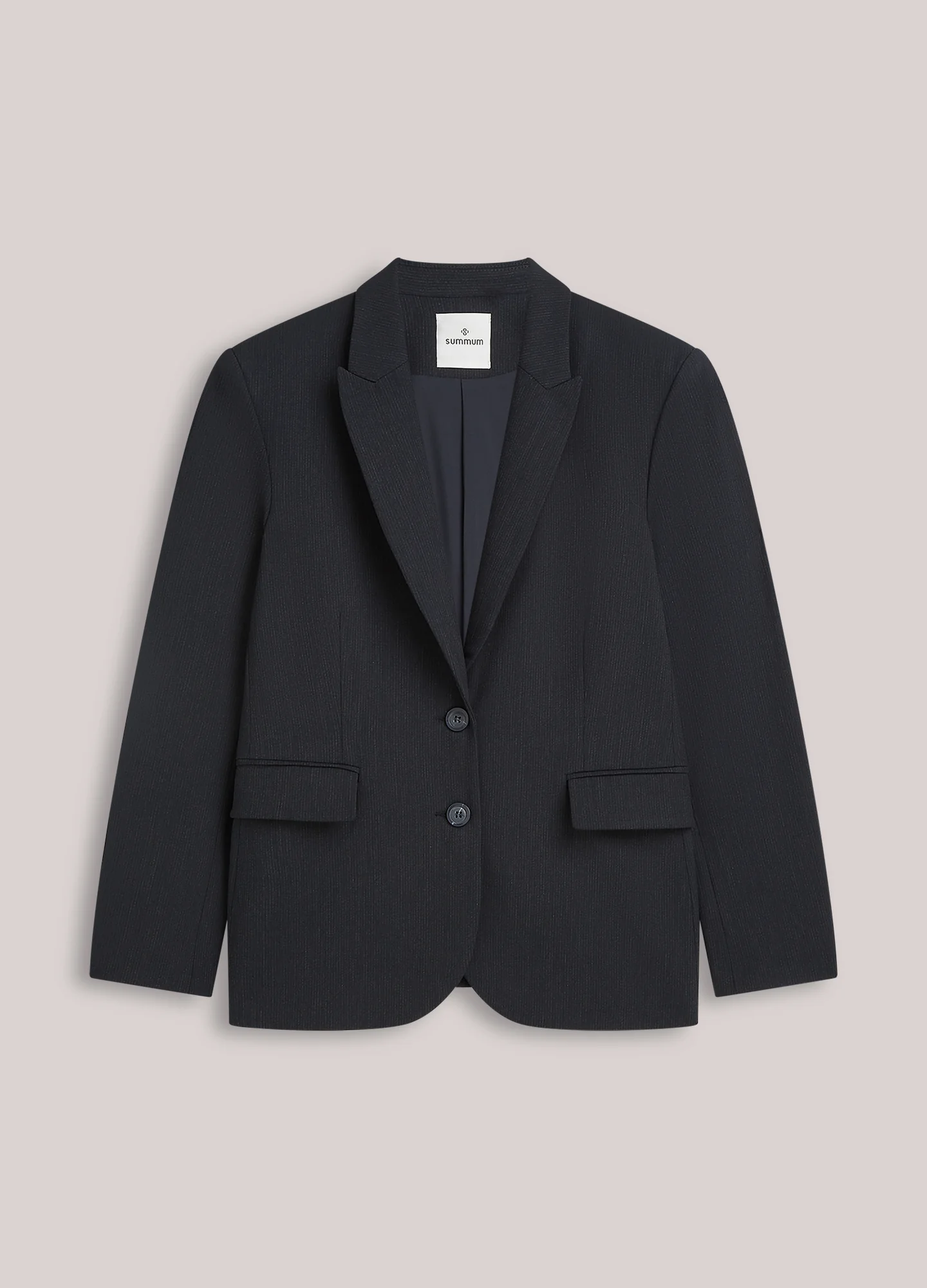 Summum W26 1s1323 Blazer pinstripe small midnight blue - Afbeelding 2