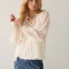 Summum W26 2s3512 Top 3D sequins ivory