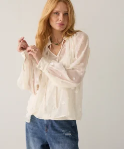 Summum W26 2s3512 Top 3D sequins ivory