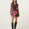 Fabienne Chapot W26 Yanna blouse fab. fuchsia/black - Afbeelding 3