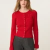 Fabienne Chapot W26 Lilo cardigan red hot chilli