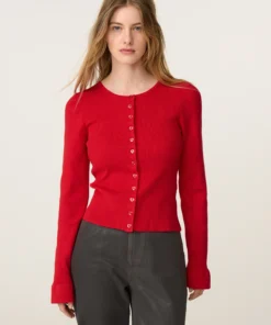 Fabienne Chapot W26 Lilo cardigan red hot chilli