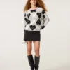Fabienne Chapot W26 Jamie pullover grey/black - Afbeelding 3