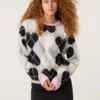 Fabienne Chapot W26 Jamie pullover grey/black