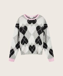 Alternative view of Fabienne Chapot W26 Jamie pullover grey/black