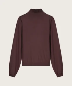 Alternative view of Fabienne Chapot W26 Molly turtleneck pullover cocoa