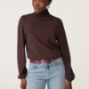 Fabienne Chapot W26 Molly turtleneck pullover cocoa