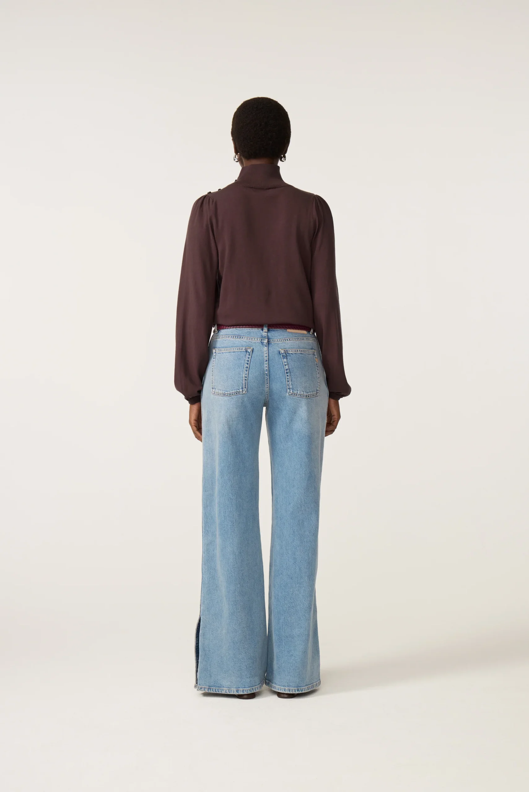Fabienne Chapot W26 Molly turtleneck pullover cocoa - Afbeelding 4