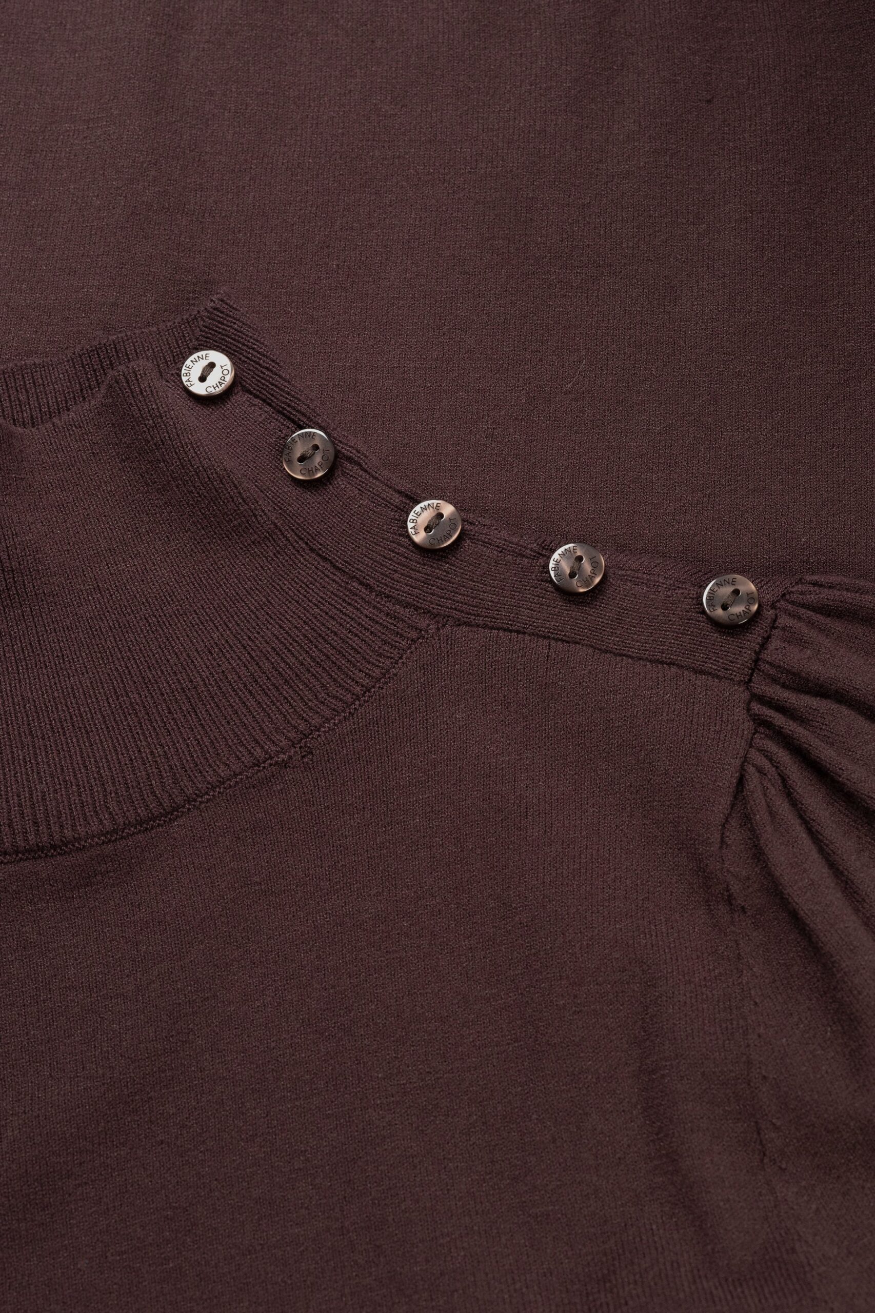 Fabienne Chapot W26 Molly turtleneck pullover cocoa - Afbeelding 5