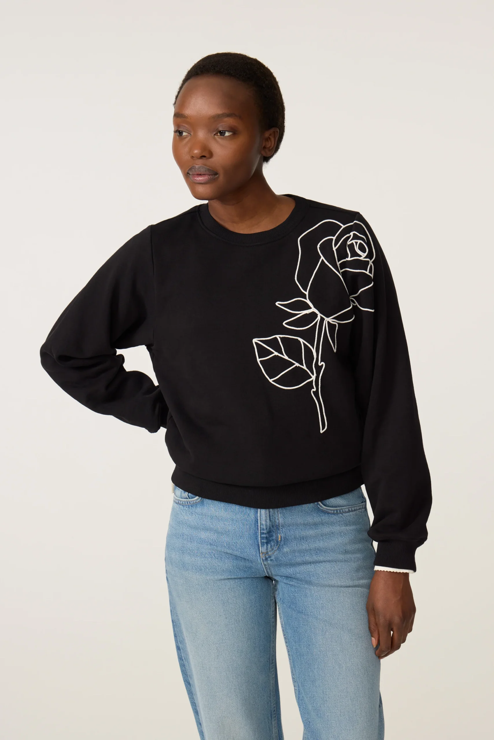 Fabienne Chapot W26 Hazel ss sweater black