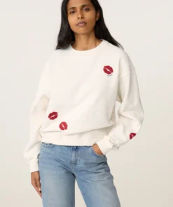 Fabienne Chapot W26 Terry kiss sweater cosy white