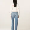 Fabienne Chapot W26 Terry kiss sweater cosy white - Afbeelding 4