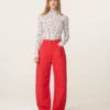 Fabienne Chapot W26 Jadyn top cosy white/black - Afbeelding 3