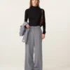 Fabienne Chapot W26 Nelsan trousers office grey