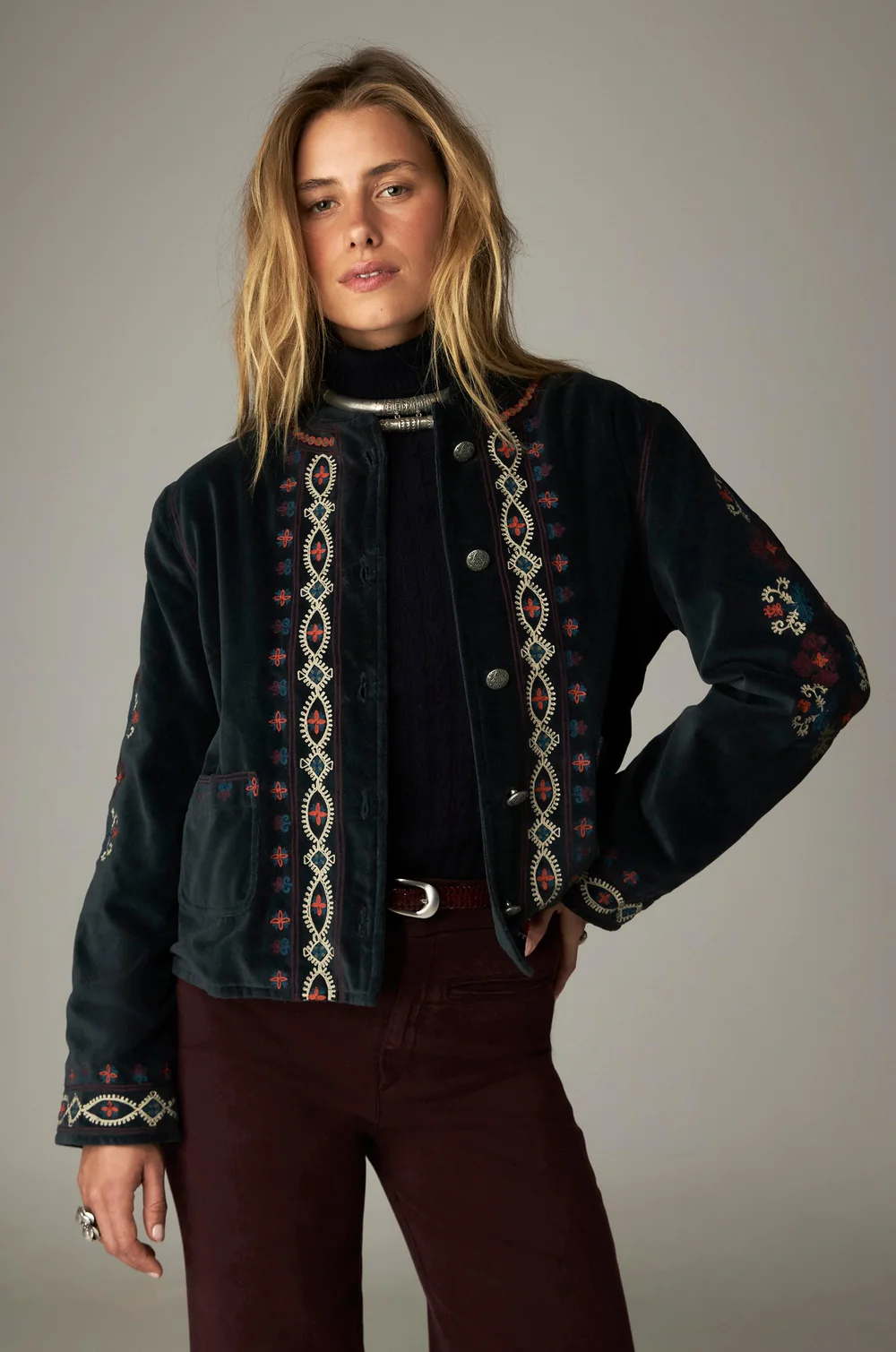 Maison Hotel W26 Breton jacket jade