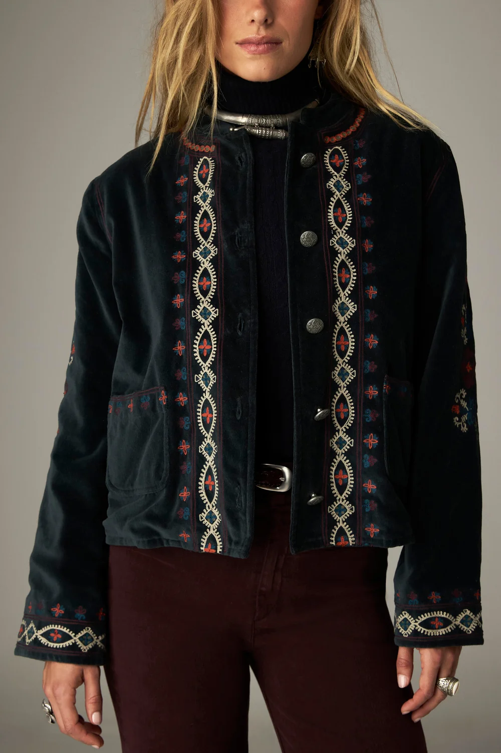 Maison Hotel W26 Breton jacket jade - Afbeelding 2
