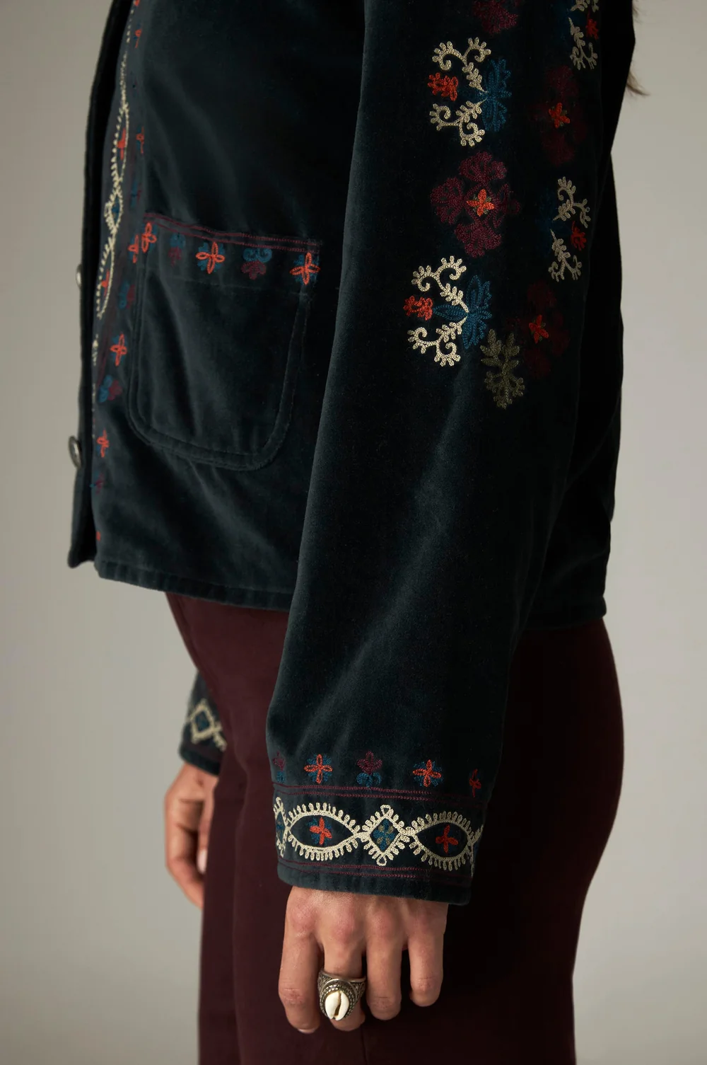 Maison Hotel W26 Breton jacket jade - Afbeelding 5