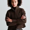 Penn&Ink W26 Main W26B427 cardigan tabac - Afbeelding 6
