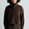 Penn&Ink W26 Main W26B427 cardigan tabac - Afbeelding 7