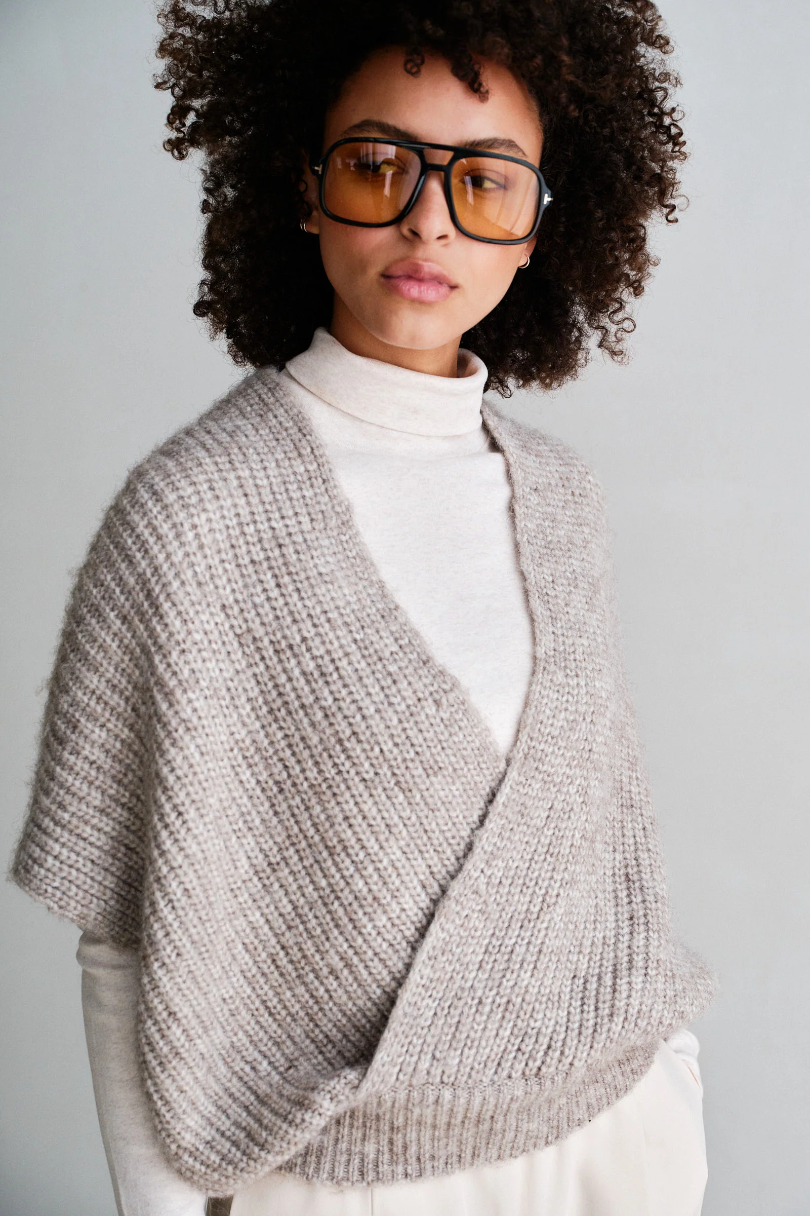 Penn&Ink W26 Main W26C396 jumper brown mel. - Afbeelding 6
