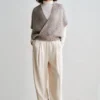 Penn&Ink W26 Main W26C396 jumper brown mel. - Afbeelding 5