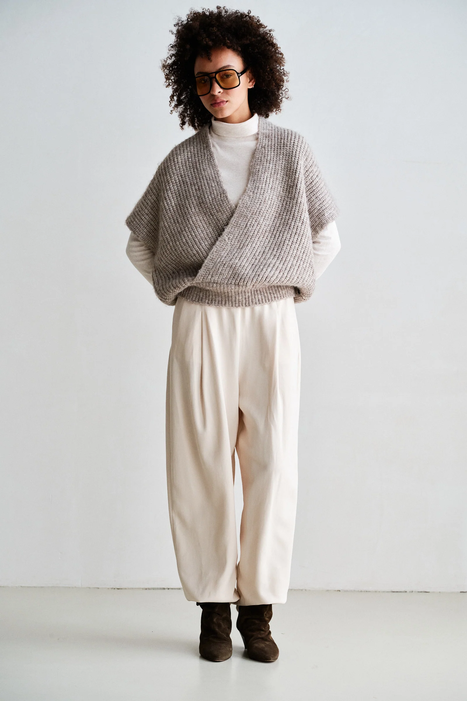 Penn&Ink W26 Main W26C396 jumper brown mel.