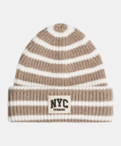 Penn&Ink W26 Main W26C417 hat stripe brown ecru