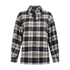 Another-Label W26 claudine check shirt black sandshell check - Afbeelding 2