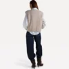Another-Label W26 nicola knitted vest sandshell melee - Afbeelding 3
