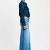 Pom Amsterdam W26 SP9794 Blouse Mila bloom teal green - Afbeelding 6