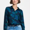 Pom Amsterdam W26 SP9794 Blouse Mila bloom teal green - Afbeelding 7