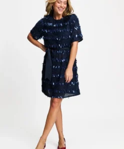 Pom Amsterdam W26 SP9834 Dress Inez eternal blue
