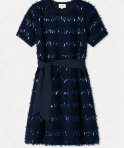Alternative view of Pom Amsterdam W26 SP9834 Dress Inez eternal blue