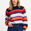 Pom Amsterdam W26 SP9816 Pullover Faye striped blue multicolour