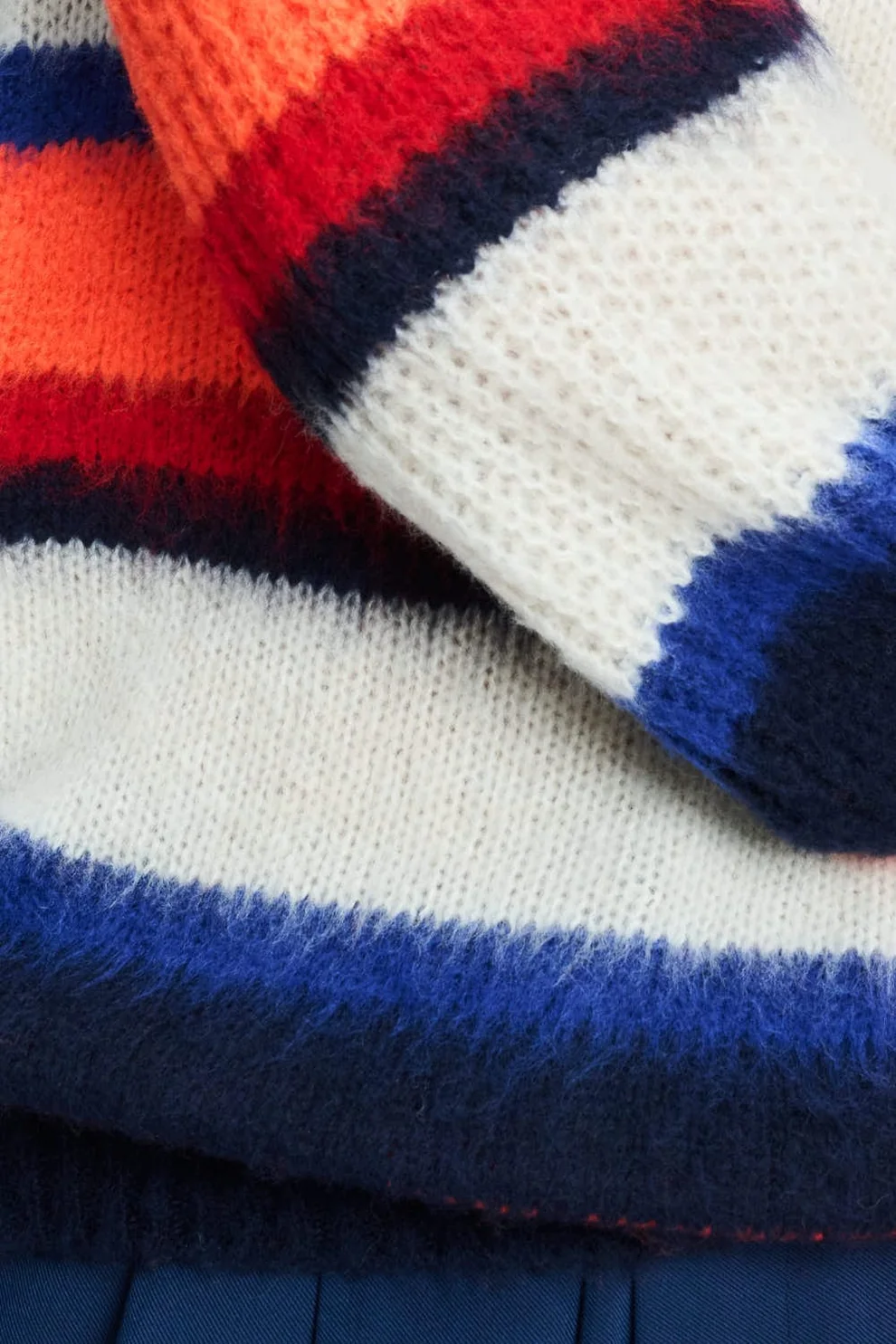 Pom Amsterdam W26 SP9816 Pullover Faye striped blue multicolour - Afbeelding 4