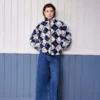 Another-Label W26 sara jacket night sky white dot - Afbeelding 5