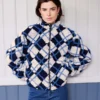 Another-Label W26 sara jacket night sky white dot