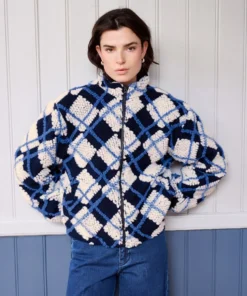 Another-Label W26 sara jacket night sky white dot