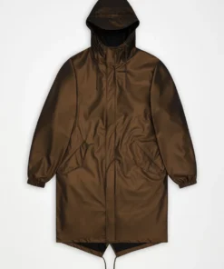 Alternative view of Rains 18140 fishtail parka W3 cornet